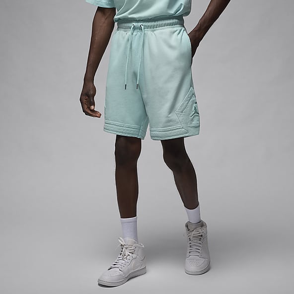 Nike fleece shorts green new arrivals